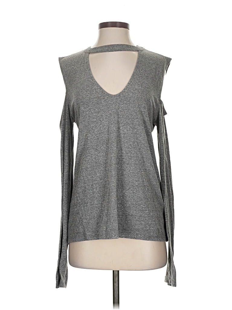 Pre-owned Pam & Gela Sleeveless T-shirt In Gray