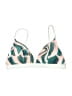 Lively Print Green White Swimsuit Top Size M - photo 1