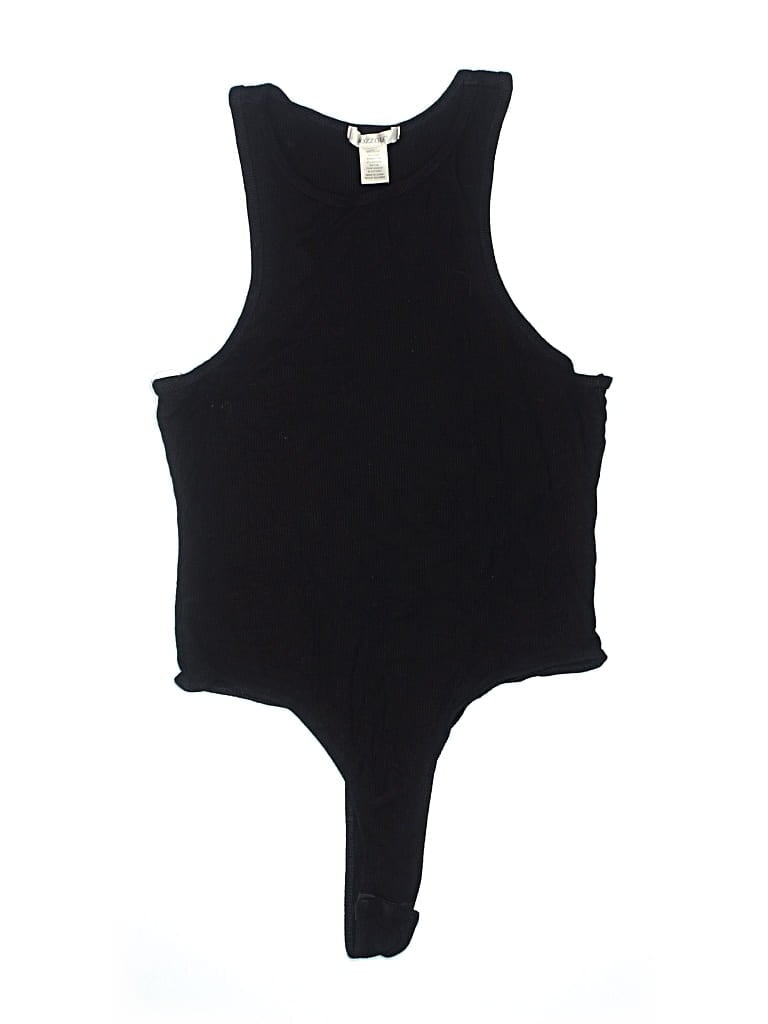 Pre-owned Bozzolo Bodysuit In Black