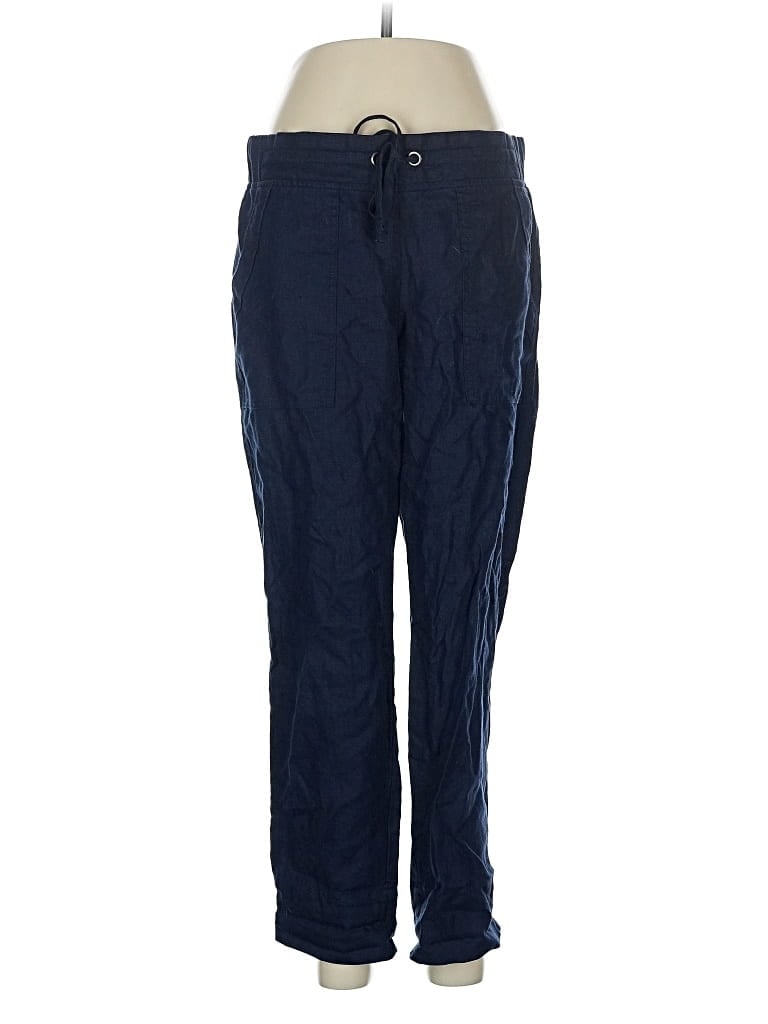 Pre-owned Athleta Linen Pants In Blue