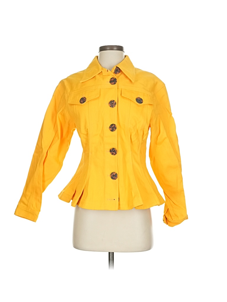 Pre-owned Acler Jacket In Yellow