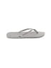 Sophie A Gray Silver Flip Flops Size 9 - photo 1