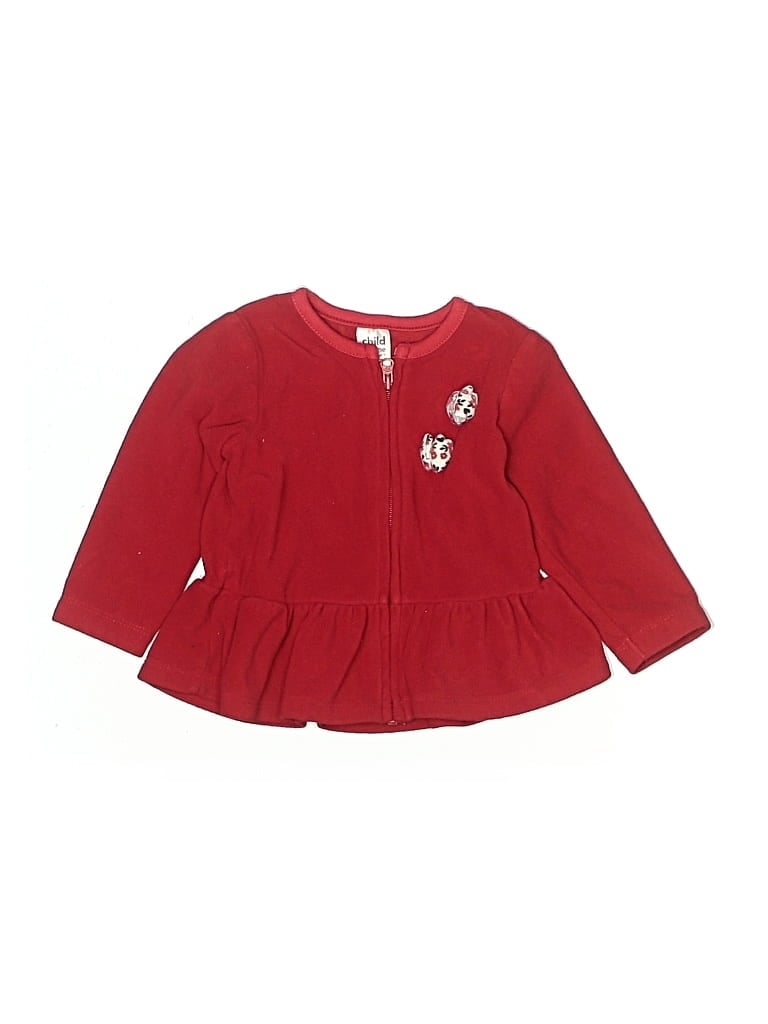 Pre-owned Child Of Mine By Carter's Babies' Cardigan Sweater In Red
