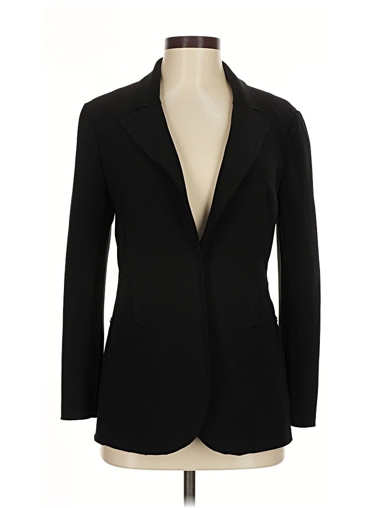 Pre-owned T Tahari Blazer Jacket In Black