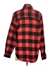 Unbranded Plaid Red Long Sleeve Button-Down Shirt Size S (estimated) - photo 2