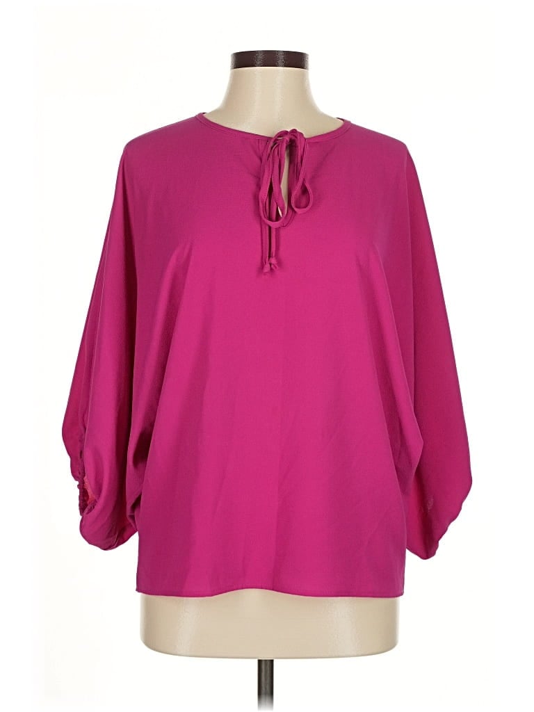 Pre-owned Vici 3/4 Sleeve Blouse In Pink