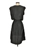 Express 100% Polyester Solid Gray Casual Dress Size XS - photo 2