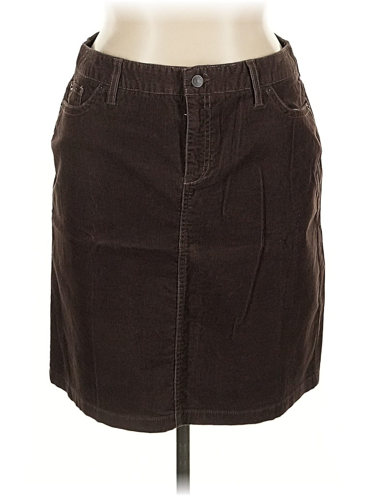 Pre-owned L.l.bean Casual Skirt In Brown