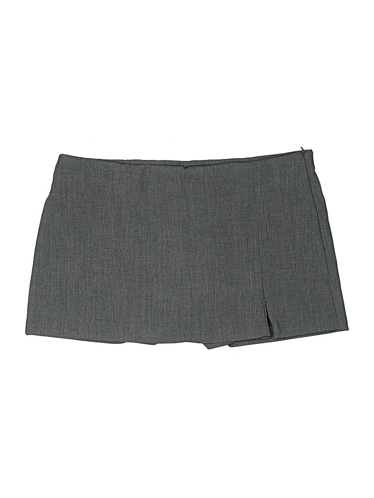 Zara Formal Skirt In Gray