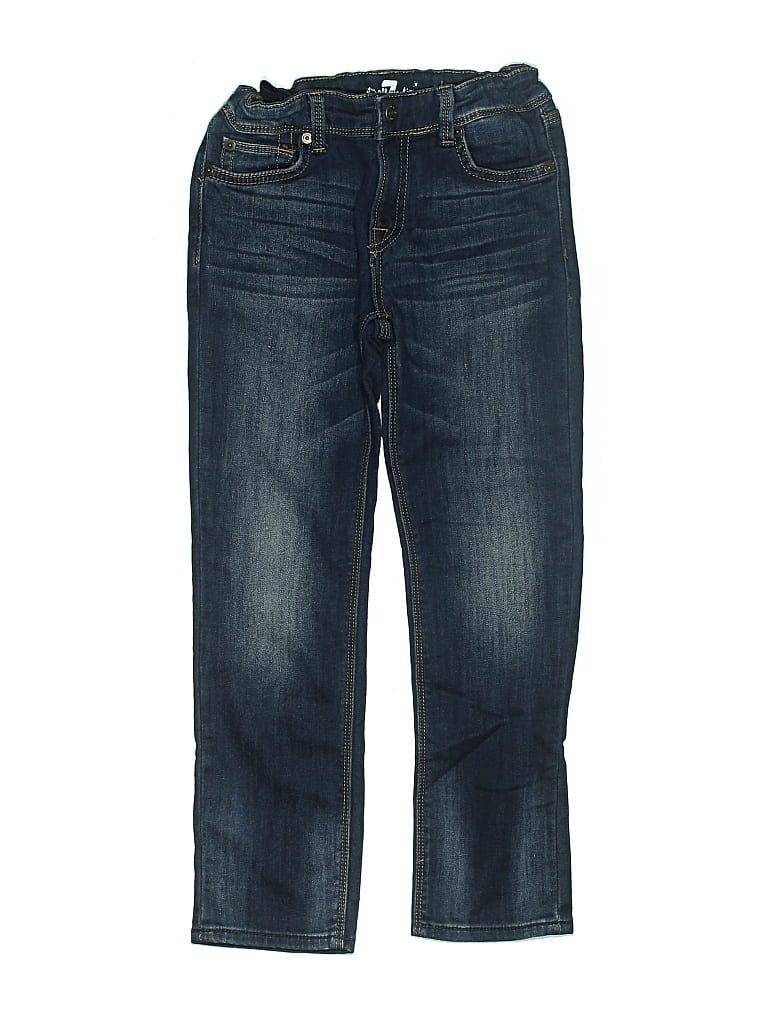 Pre-owned 7 For All Mankind Kids' Jeans In Blue