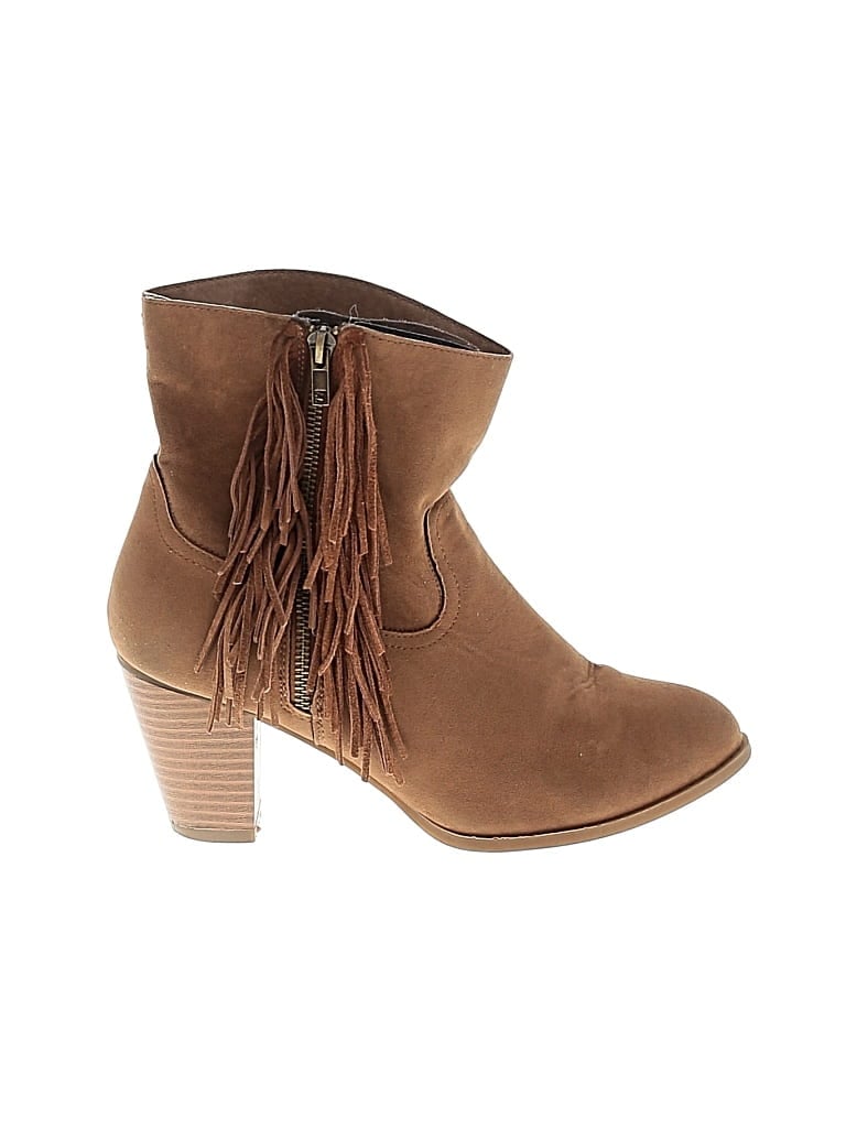 Pre-owned Rampage Ankle Boots In Brown