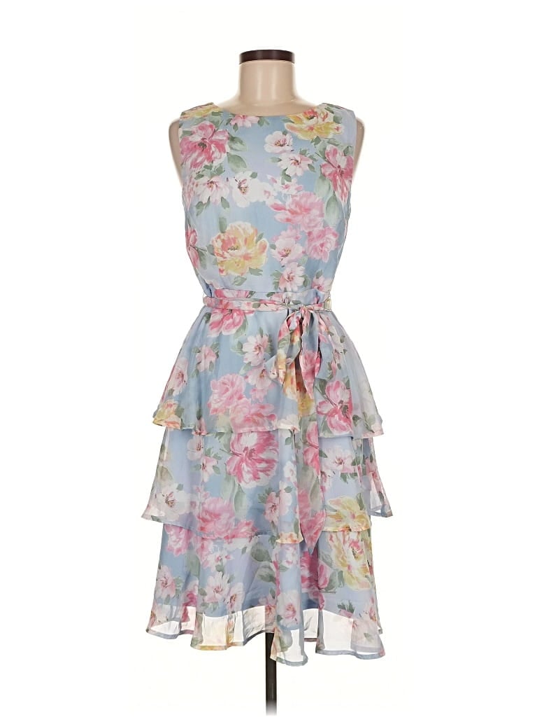 Pre-owned Chetta B Cocktail Dress In Blue