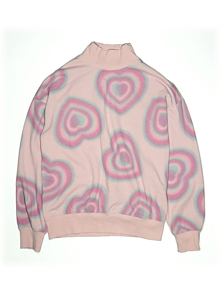 Pre-owned H&m Kids' Turtleneck Sweater In Pink