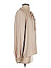 Current Air 100% Polyester Solid Tan Long Sleeve Blouse Size S - photo 4