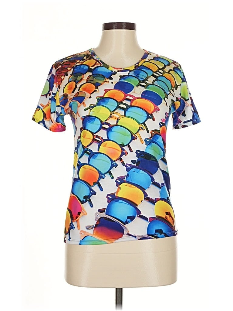 Pre-owned Unbranded Active T-shirt In Blue