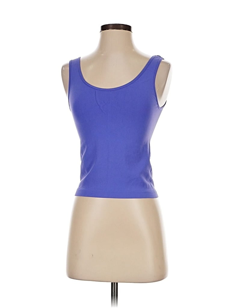 Pre-owned Unbranded Tank Top Purple Strapless Neckline Tops