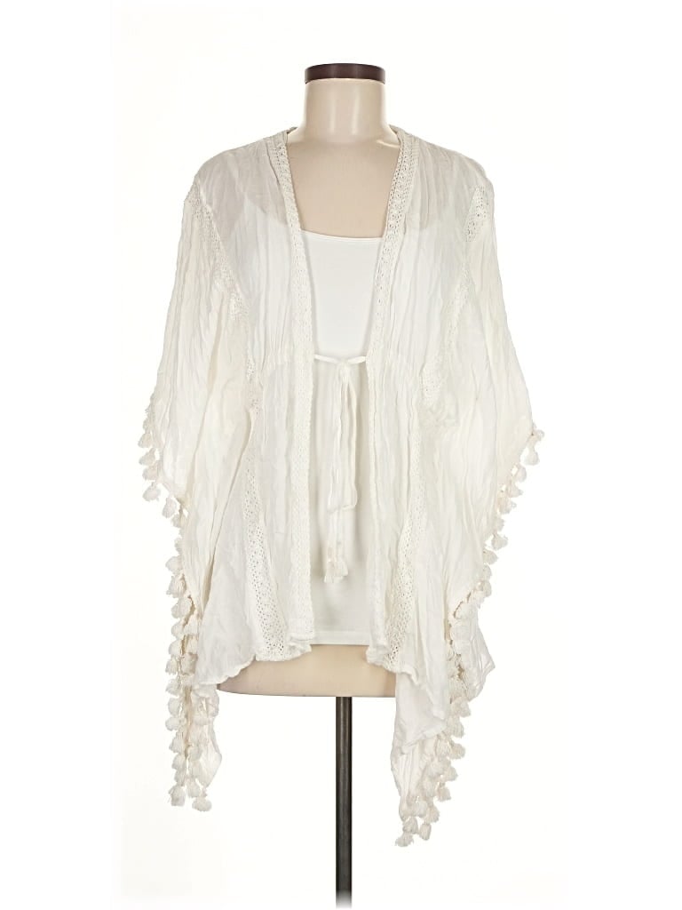 Pre-owned Vince Camuto Kimono In White