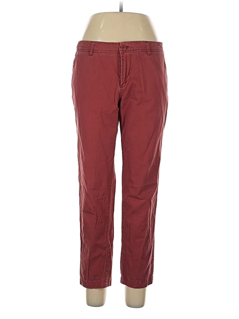 Pre-owned Woolrich Casual Pants In Burgundy