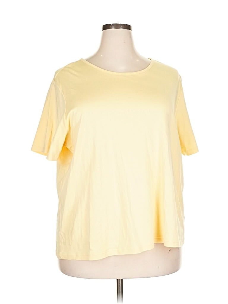Pre-owned L.l.bean Short Sleeve T-shirt In Yellow