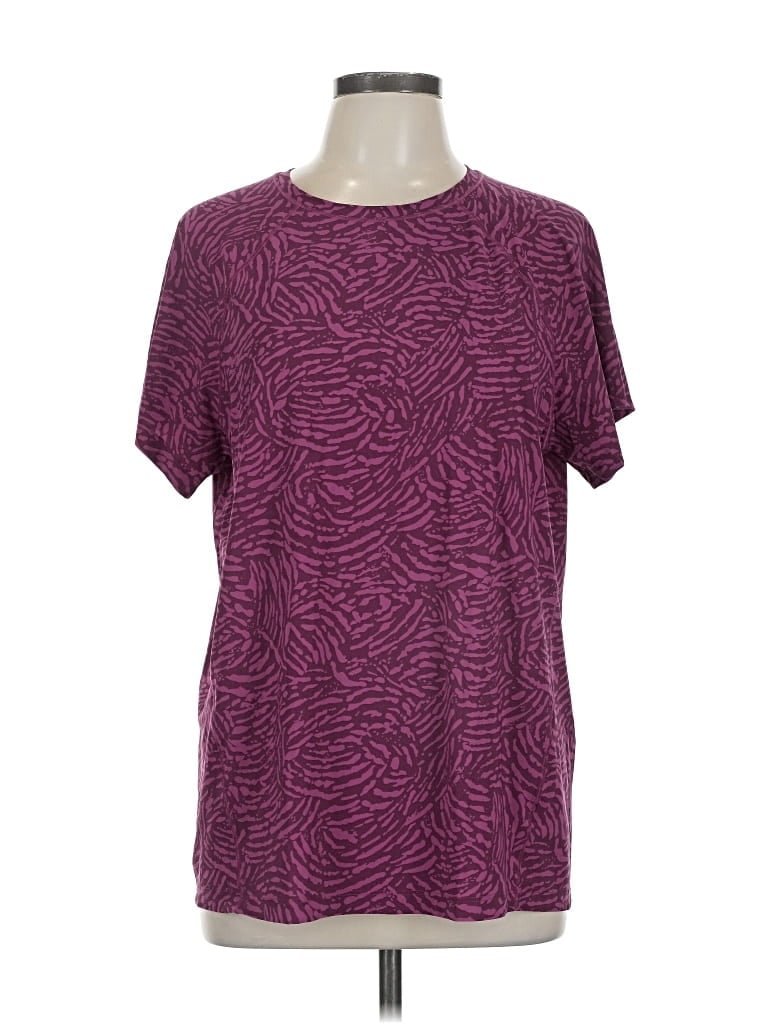 Pre-owned Athleta Active T-shirt In Purple