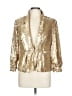 Doncaster Collection 100% Polyester Metallic Gold Jacket Size 10 - photo 1
