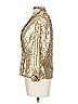Doncaster Collection 100% Polyester Metallic Gold Jacket Size 10 - photo 5