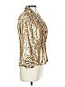 Doncaster Collection 100% Polyester Metallic Gold Jacket Size 10 - photo 4