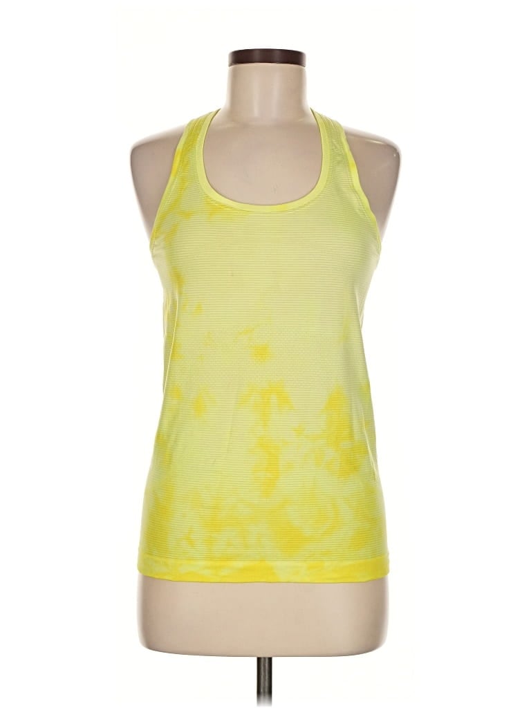 Pre-owned Lululemon Athletica Active Tank Top In Yellow