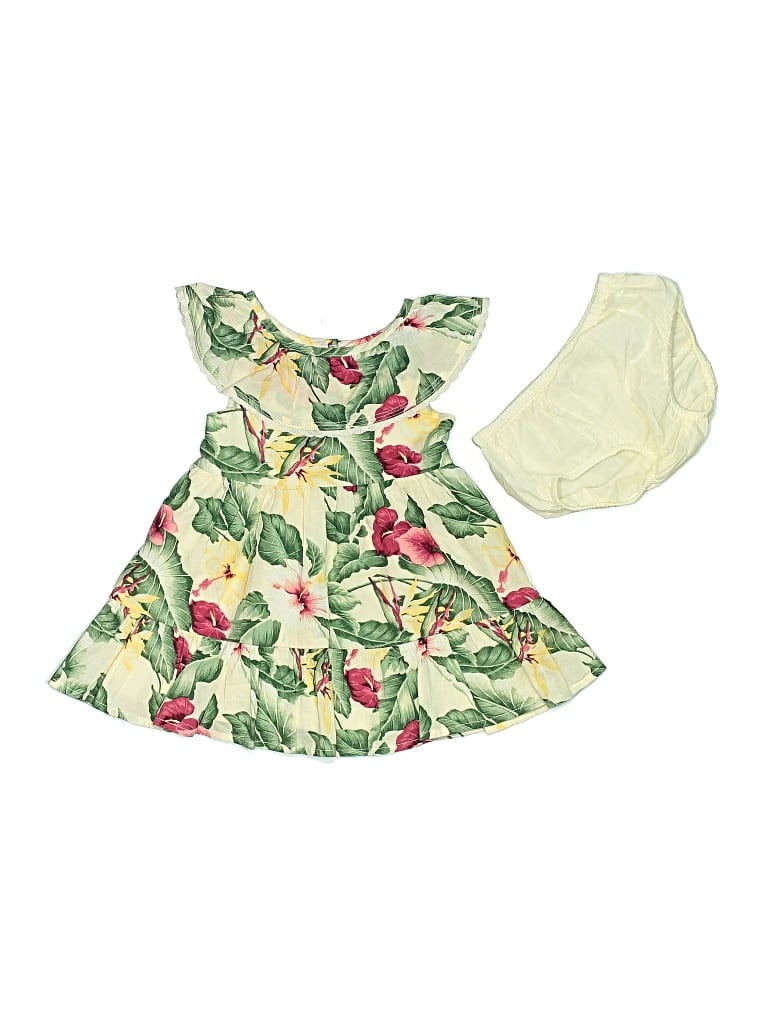 Pre-owned Janie And Jack Kids' Dress In Green