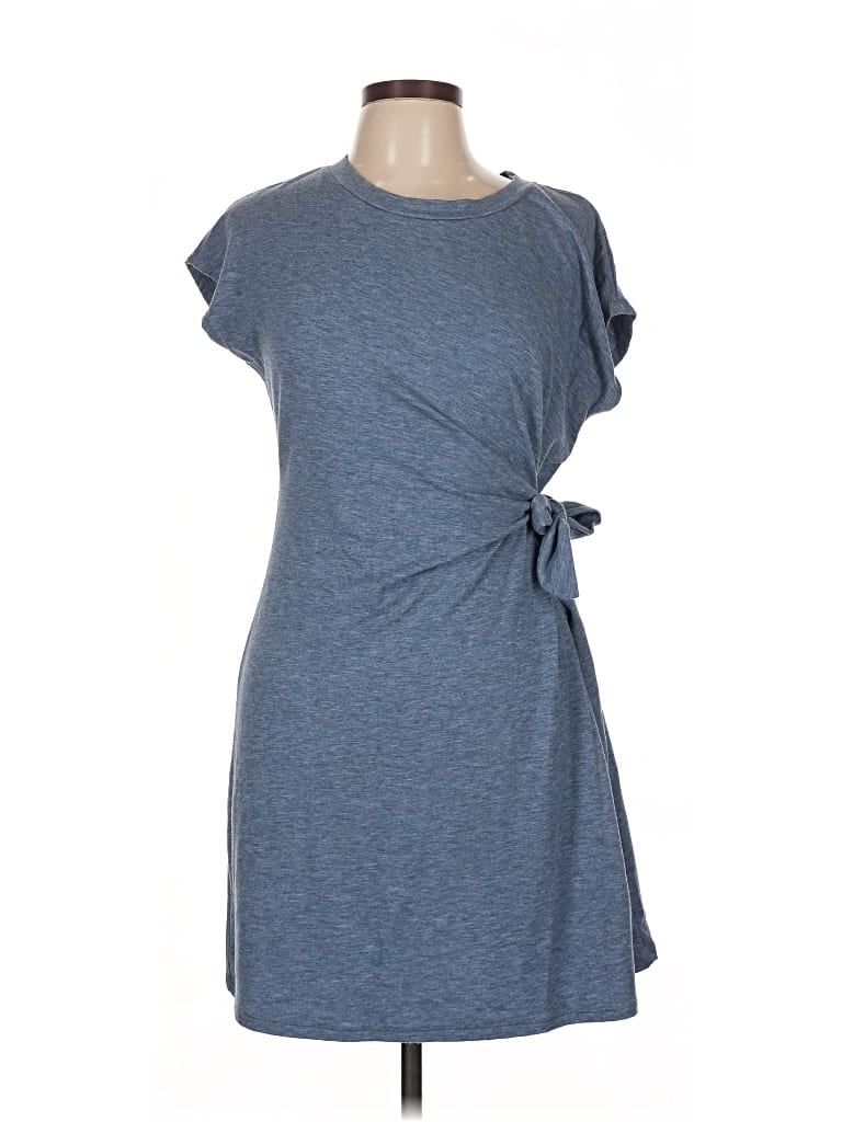 Pre-owned Cable & Gauge Casual Dress In Gray