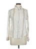 Michael Stars Stripes Ivory Long Sleeve Blouse Size Lg (2) - photo 1