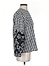 Pearl By Lela Rose Houndstooth Black 3/4 Sleeve Blouse Size S - photo 4