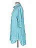 Assorted Brands Teal Blue 3/4 Sleeve Button-Down Shirt Size M - photo 5