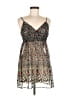 LUCCA Paisley Brown Cocktail Dress Size M - photo 1