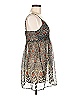LUCCA Paisley Brown Cocktail Dress Size M - photo 4