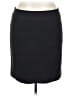 George Solid Black Casual Skirt Size 18 - photo 1