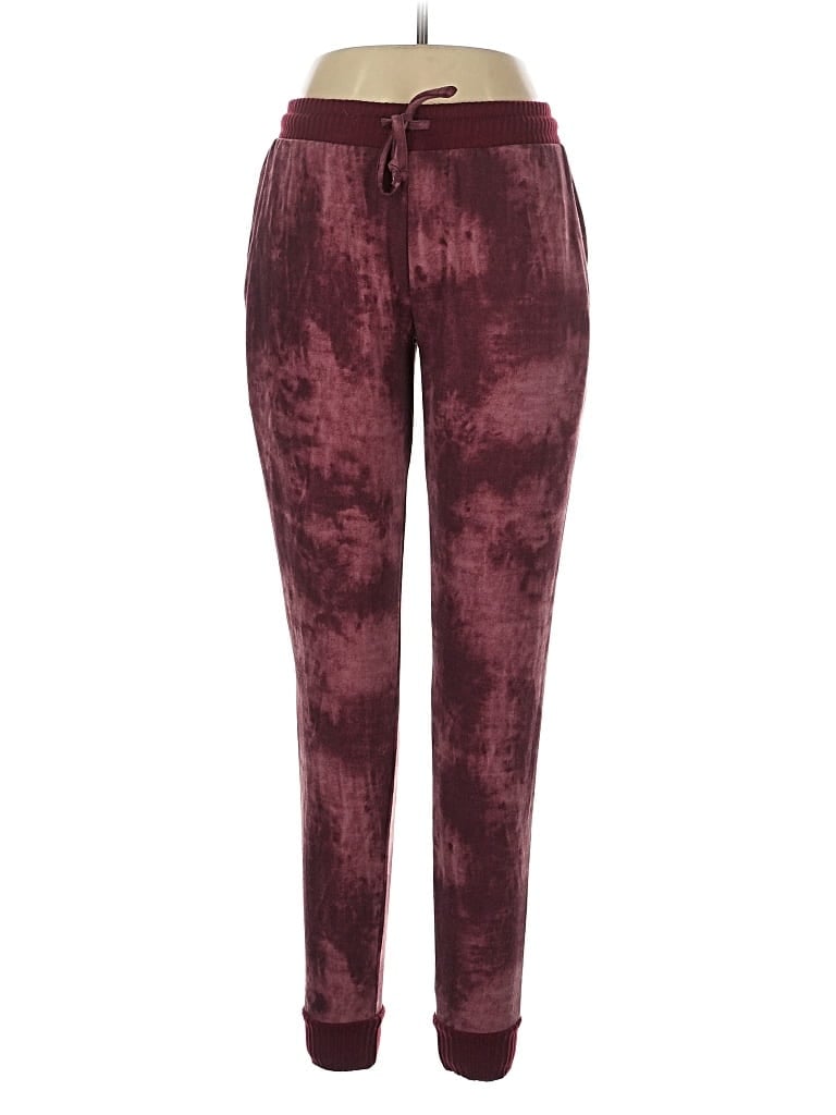 Pre-owned Born Casual Pants In Burgundy