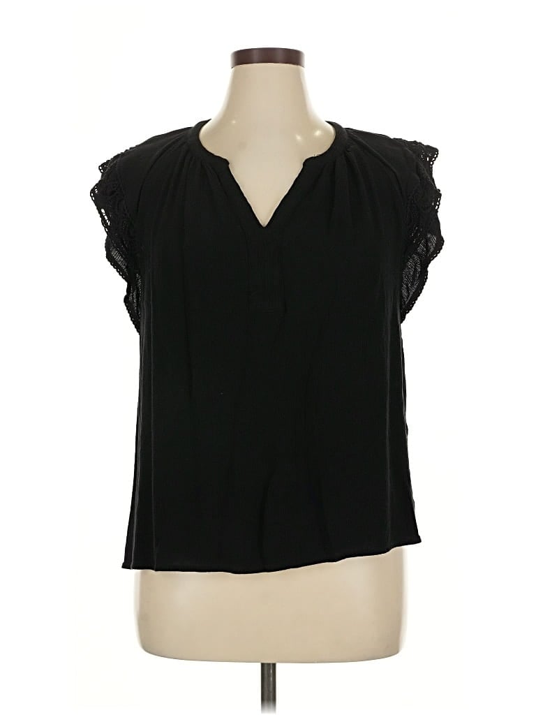 Pre-owned Dr2 Sleeveless Blouse In Black