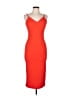 Forever 21 Solid Orange Cocktail Dress Size M - photo 1