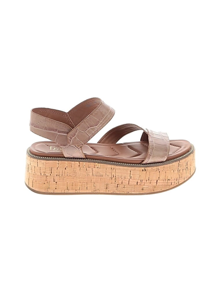 Pre-owned Franco Sarto Sandals In Brown