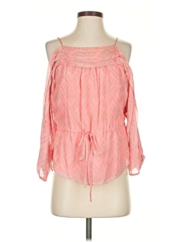 Rebecca Taylor 3/4 Sleeve Silk Top (view 1)