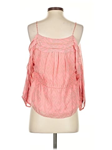 Rebecca Taylor 3/4 Sleeve Silk Top (view 2)