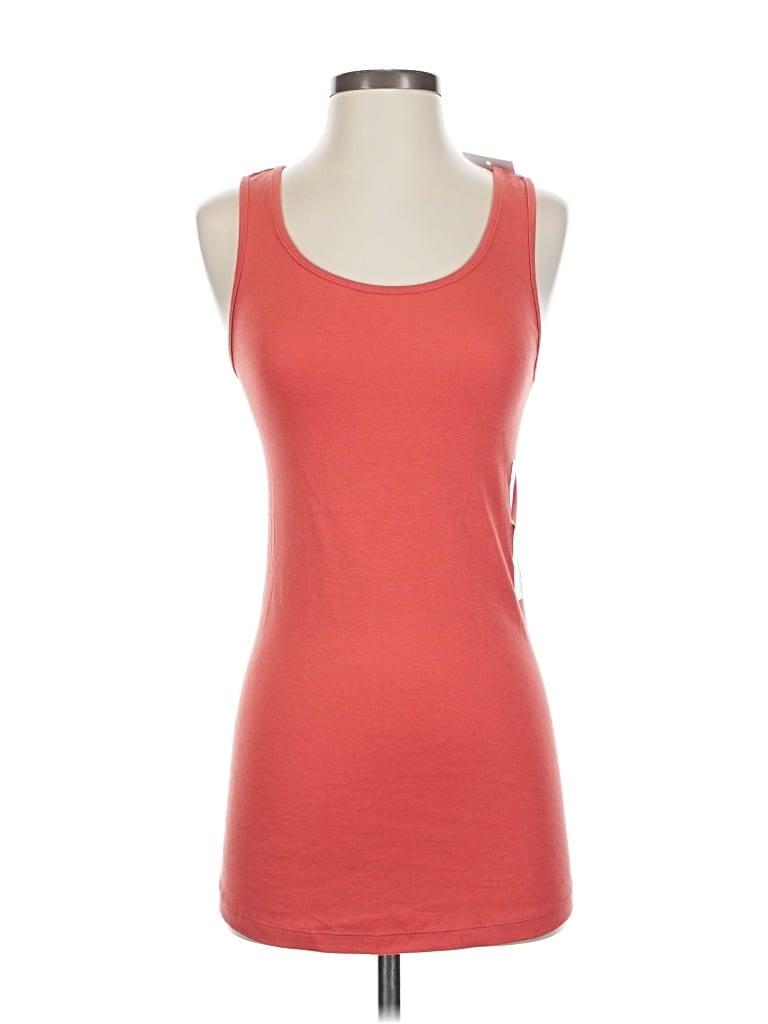 Isabel Tank Top Red Strapless Neckline Tops In Red