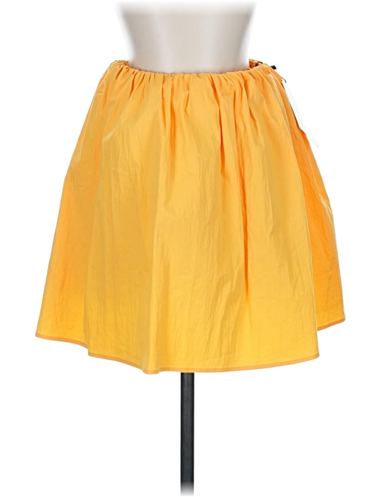 Pre-owned Zara Casual Skirt In Yellow