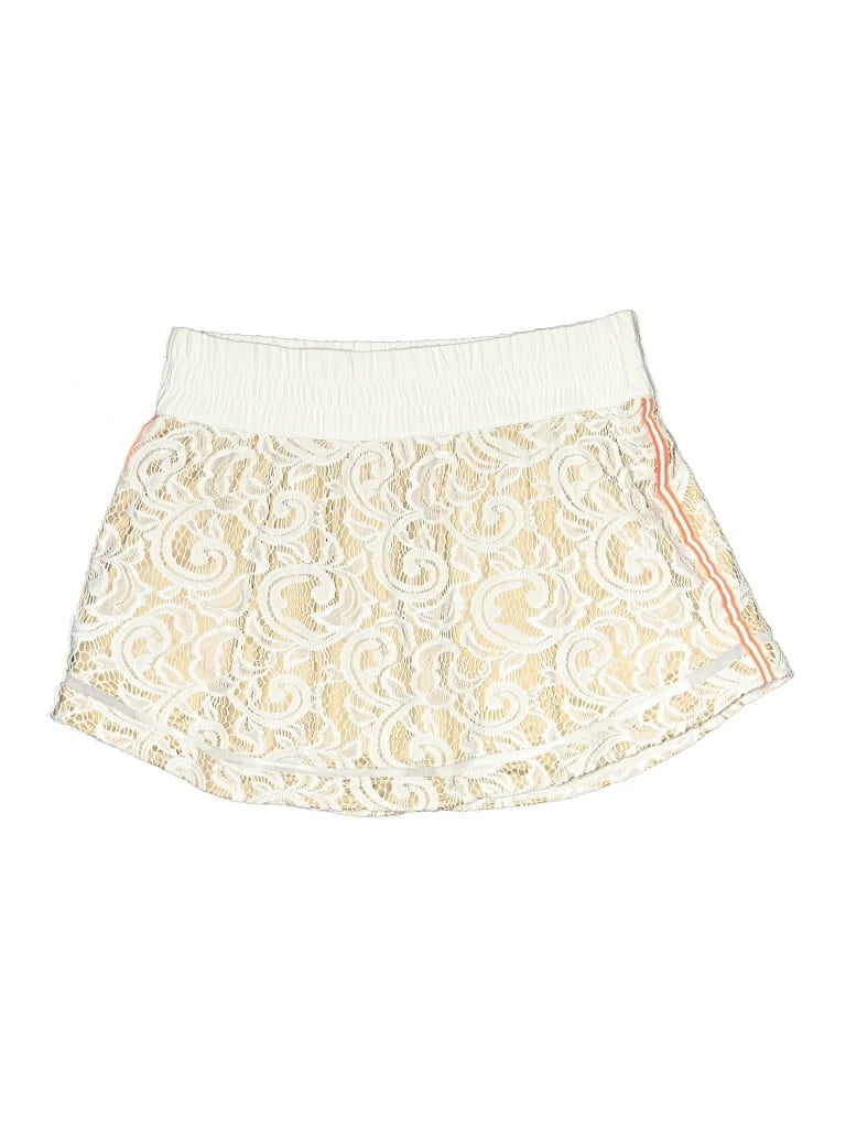 Pre-owned Lucky In Love Casual Skirt In White