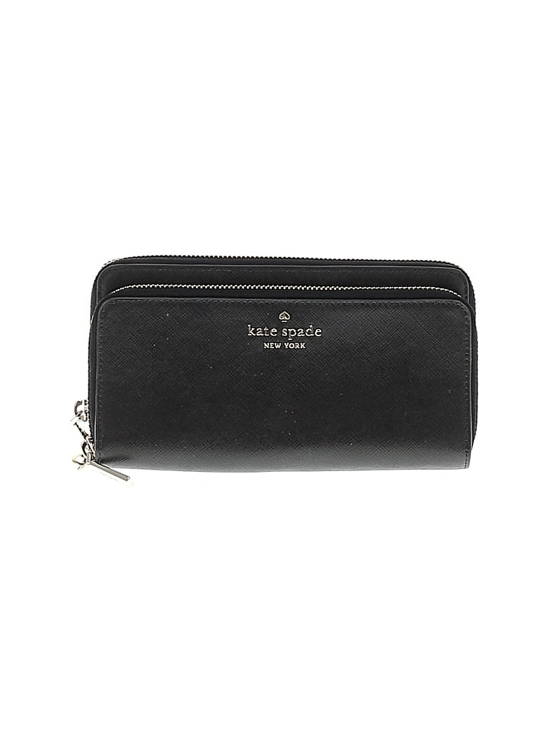 Pre-owned Kate Spade New York Leather Wallet In Black