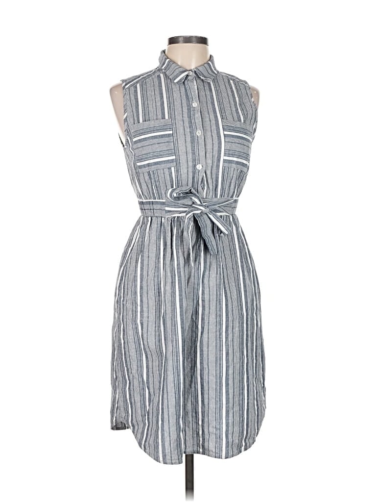 Pre-owned Monteau Casual Dress In Gray