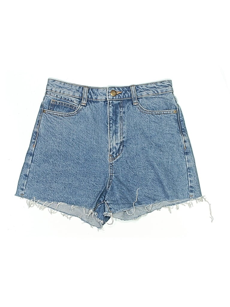 Pre-owned Zara Denim Shorts In Blue