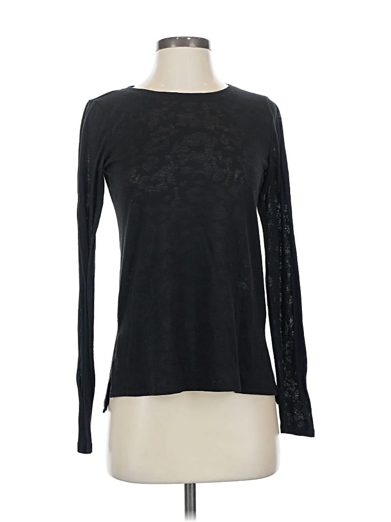 Pre-owned Theory Long Sleeve T-shirt In Black