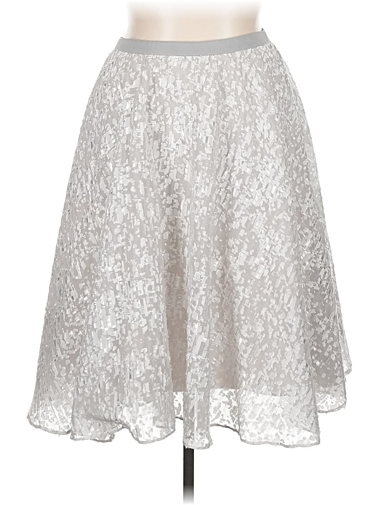 Pre-owned Yoana Baraschi Formal Skirt In White